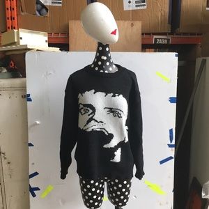 Ian Curtis/Joy Division Knit Sweater